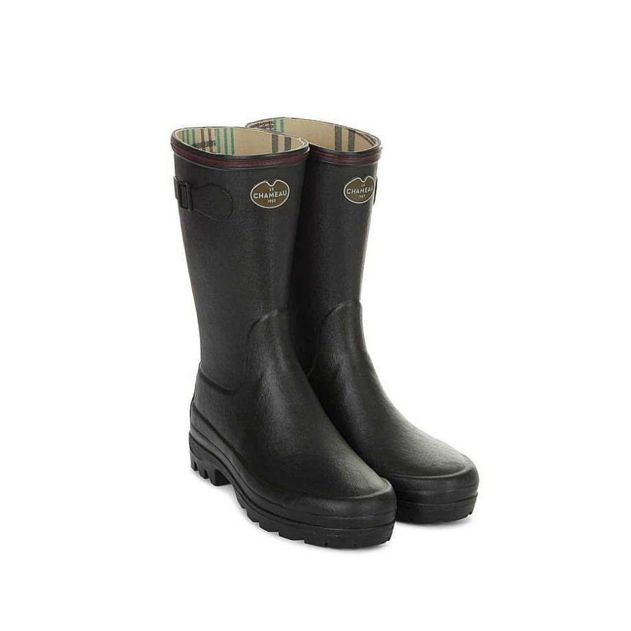 Bottes En Caoutchouc Courtes | Le Chameau Bottillon Femme Giverny Double Jersey