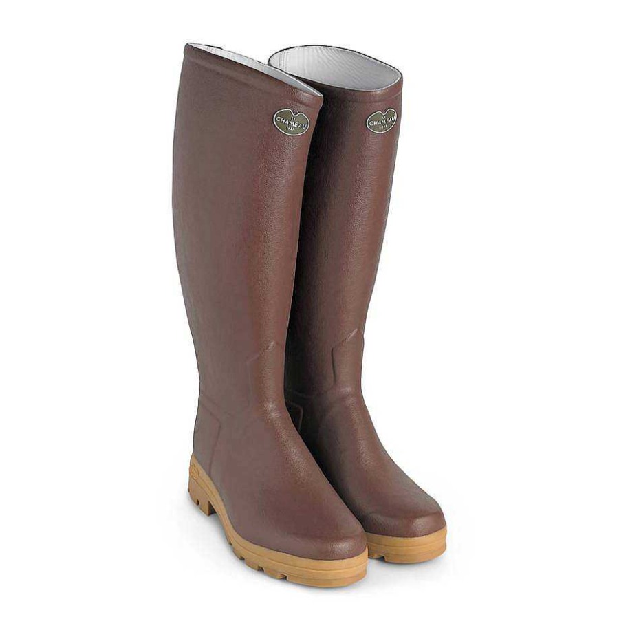 Bottes Hautes En Caoutchouc | Le Chameau Botte Saint Hubert Femme