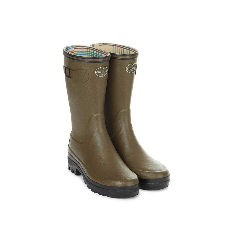 Bottes En Caoutchouc Courtes | Le Chameau Bottillon Femme Giverny Double Jersey