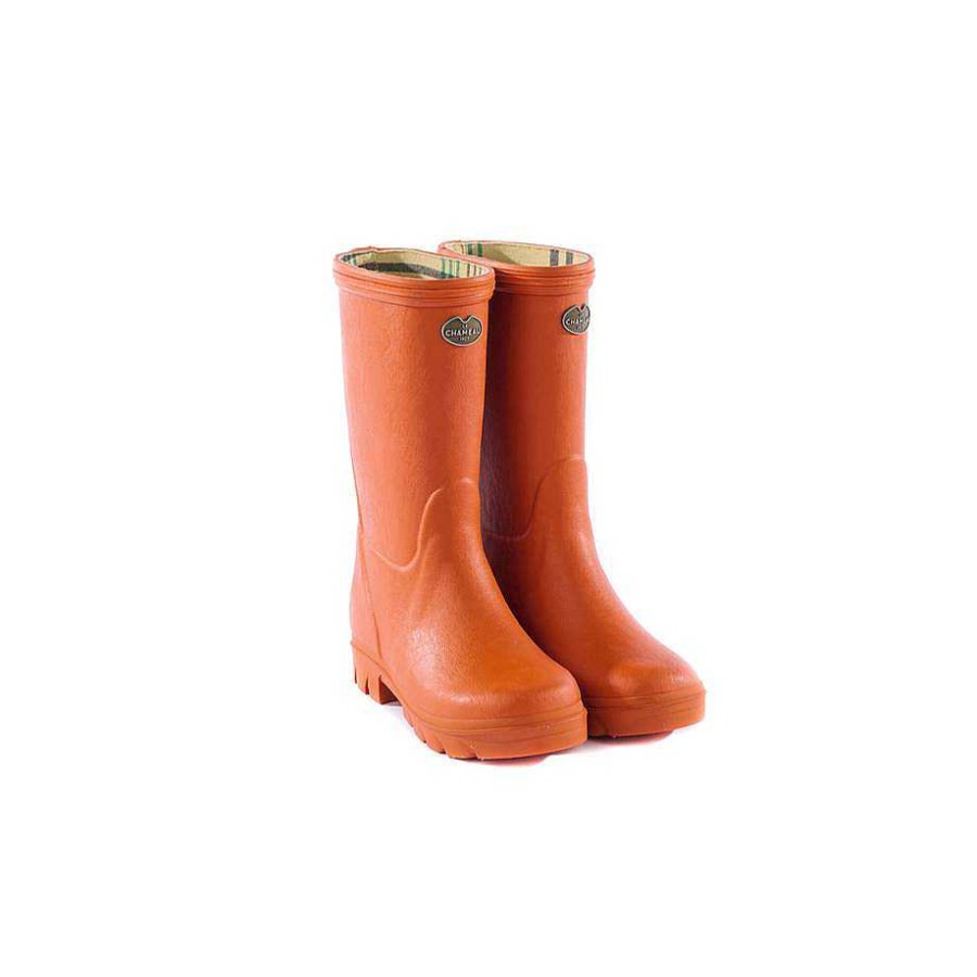 Bottes Pour Enfants | Le Chameau Botte Enfant Petite Aventure Doublee Jersey Enfant