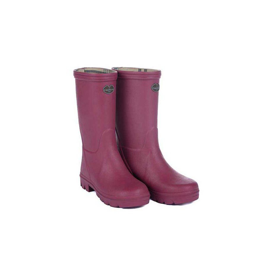 Bottes Pour Enfants | Le Chameau Botte Enfant Petite Aventure Doublee Jersey Enfant