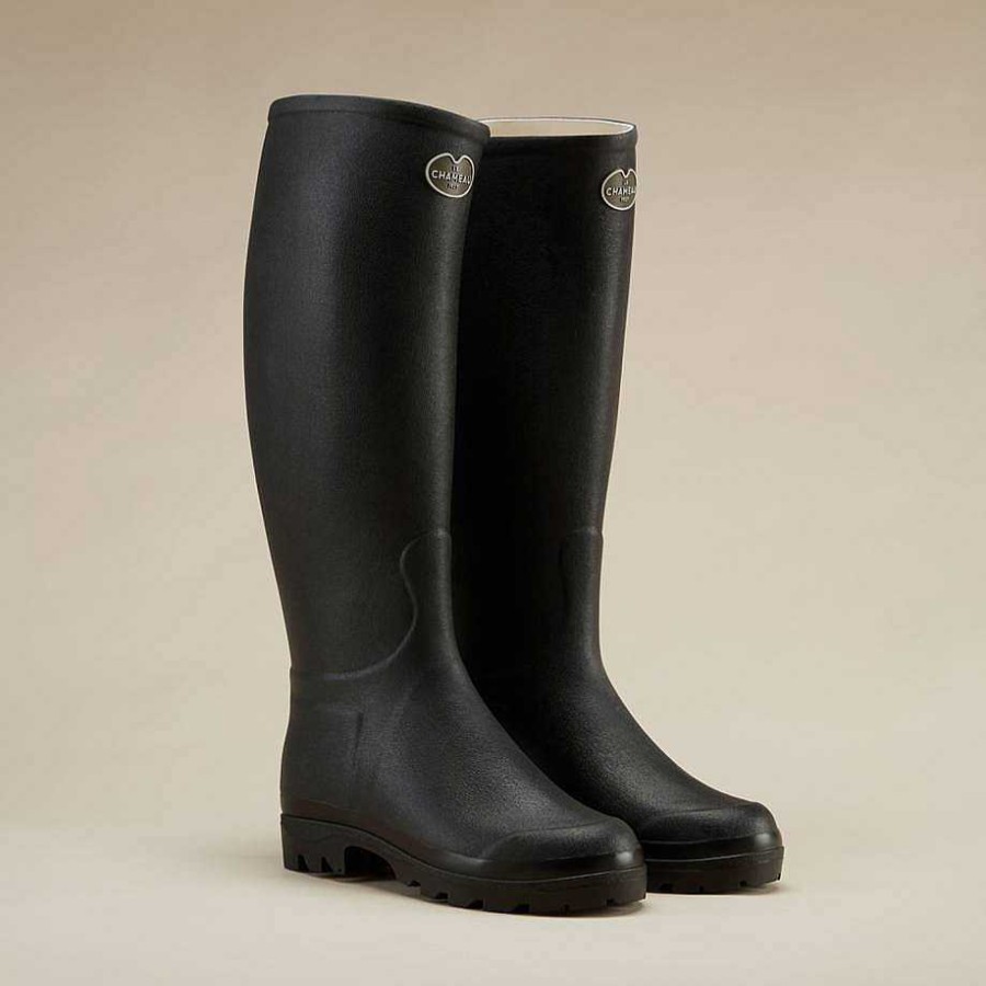 Bottes Hautes En Caoutchouc | Le Chameau Botte Saint Hubert Femme