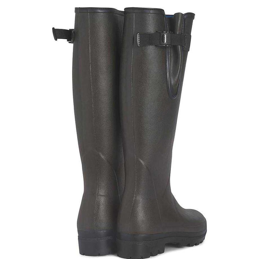 Bottes Hautes En Caoutchouc | Le Chameau Botte Vierzonord Doublee Neoprene Pour Femme