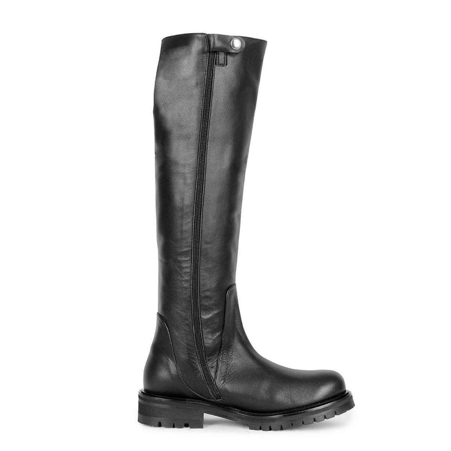 Bottes Sur Mesure | Fernando Berlin Bottes En Cuir Hauteur Genou Sur Mesure