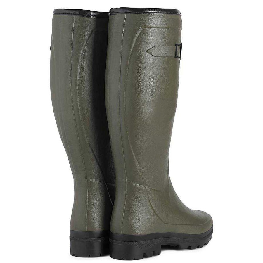 Bottes Hautes En Caoutchouc | Le Chameau Botte Country Doublee En Laine Pour Femmes